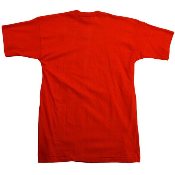 Vintage T Shirt DON'T WORRY BE HAPPY ST. MARTIN Size Small Rose - Picture 5 of 5